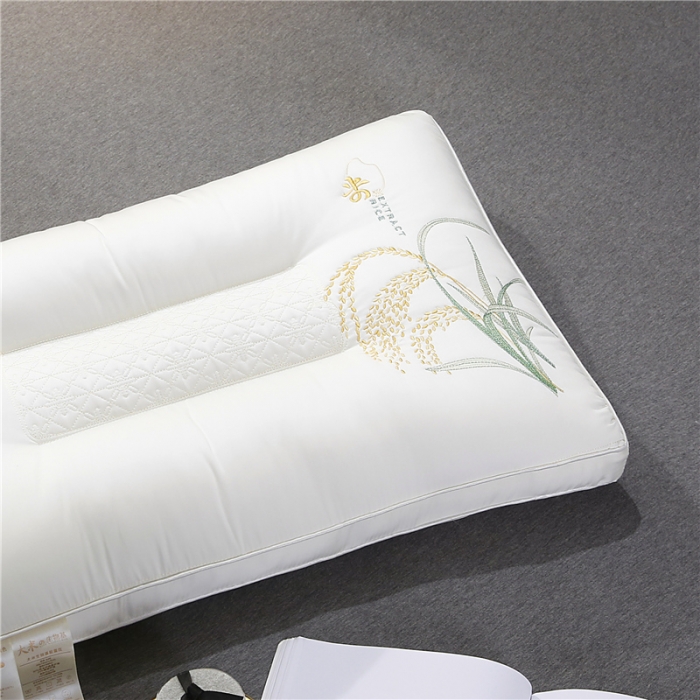 91家纺网 家纺一手货源 找家纺 赛格时代家居 生物基大米 定型羽丝绒枕 枕芯