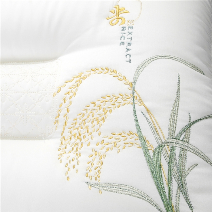 91家纺网 家纺一手货源 找家纺 赛格时代家居 生物基大米 定型羽丝绒枕 枕芯