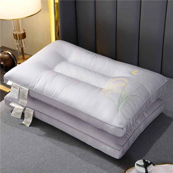 91家纺网 家纺一手货源 找家纺 赛格时代家居 生物基大米 定型羽丝绒枕 枕芯