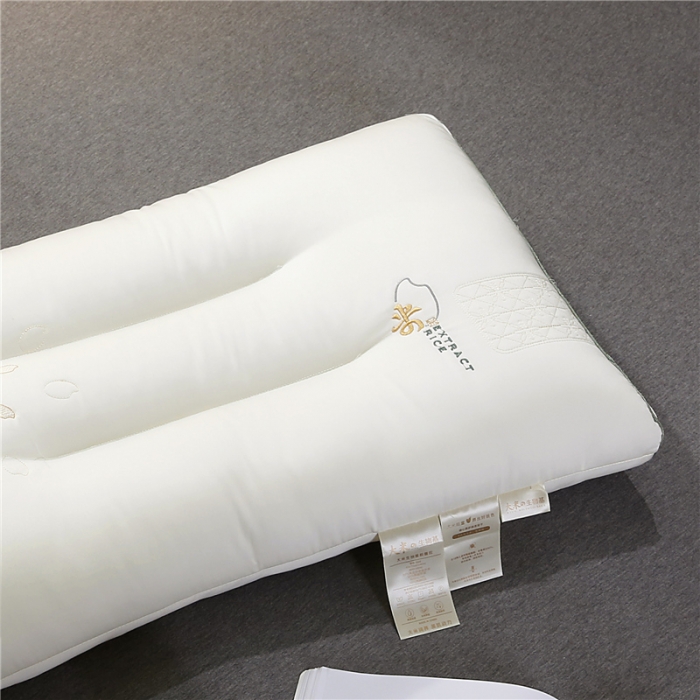 91家纺网 家纺一手货源 找家纺 赛格时代家居 生物基大米 定型羽丝绒枕 枕芯