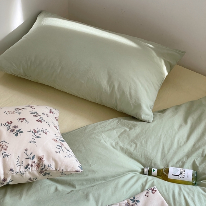 91家纺网 家纺一手货源 找家纺 总梦享生活2022新款40s全棉水洗棉四件套纯棉碎花混搭系列