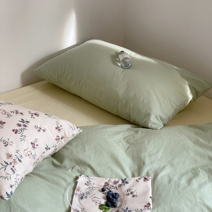 91家纺网 家纺一手货源 找家纺 总梦享生活2022新款40s全棉水洗棉四件套纯棉碎花混搭系列