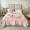 91家纺网 家纺一手货源 找家纺 澳洲羽 2024新款小清新铂金棉单夏被及四件套 山茶花-粉