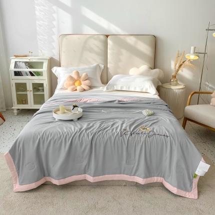 91家纺网 家纺一手货源 找家纺 (总) 澳洲羽 2024新款小清新铂金棉单夏被及四件套