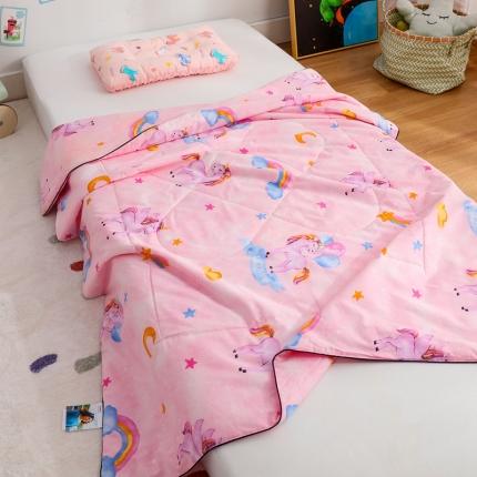 91家纺网 家纺一手货源 找家纺 (总)美真 2023儿童夏凉被夏季女孩卡通空调被全棉幼儿园被