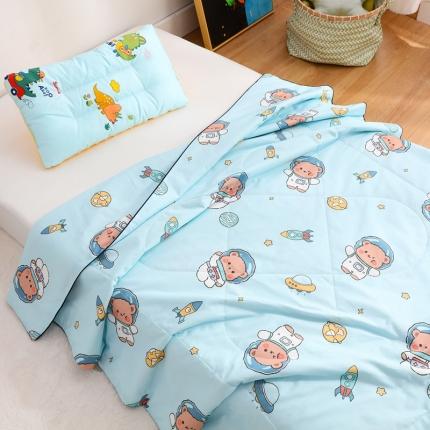 91家纺网 家纺一手货源 找家纺 (总)美真 2023儿童夏凉被夏季女孩卡通空调被全棉幼儿园被