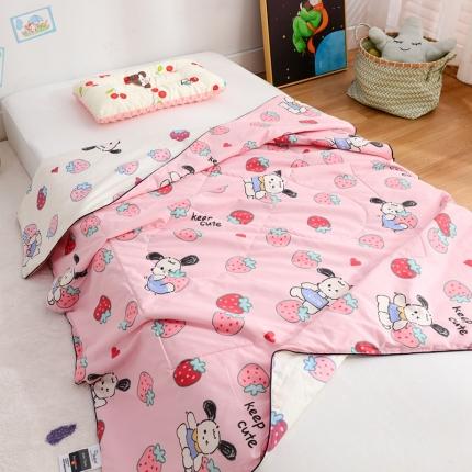 91家纺网 家纺一手货源 找家纺 (总)美真 2023儿童夏凉被夏季女孩卡通空调被全棉幼儿园被