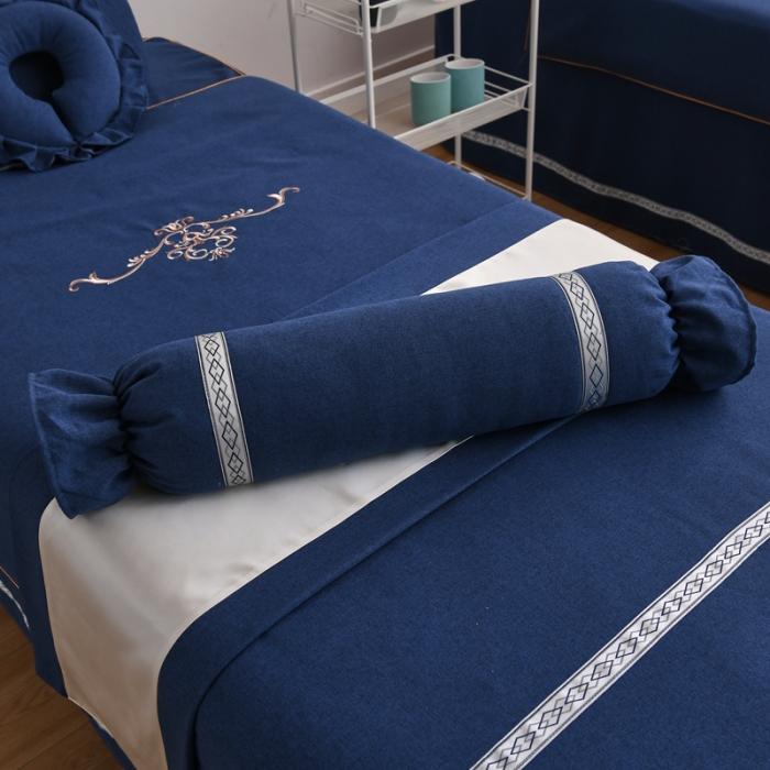 91家纺网 家纺一手货源 找家纺 （总）莉人坊 2023彩棉麻美容床罩四件套批发