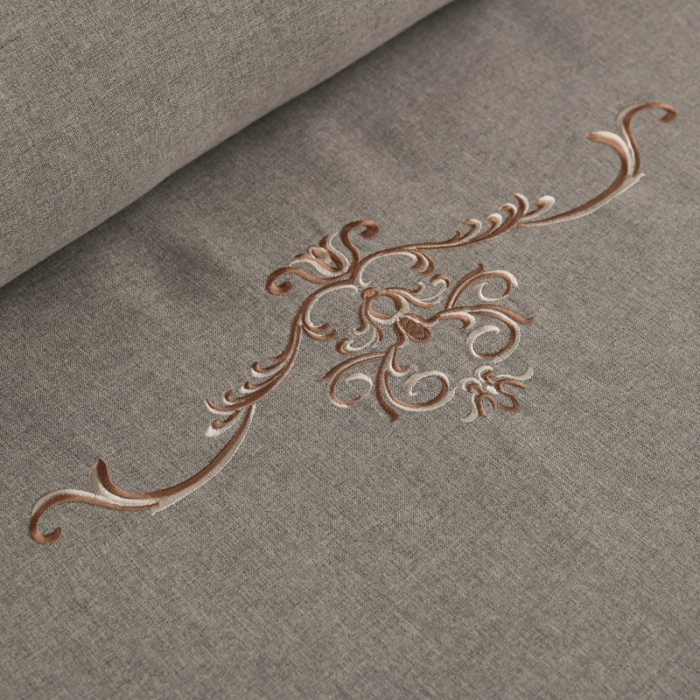 91家纺网 家纺一手货源 找家纺 莉人坊 2023彩棉麻美容床罩四件套批发 赫莲娜灰