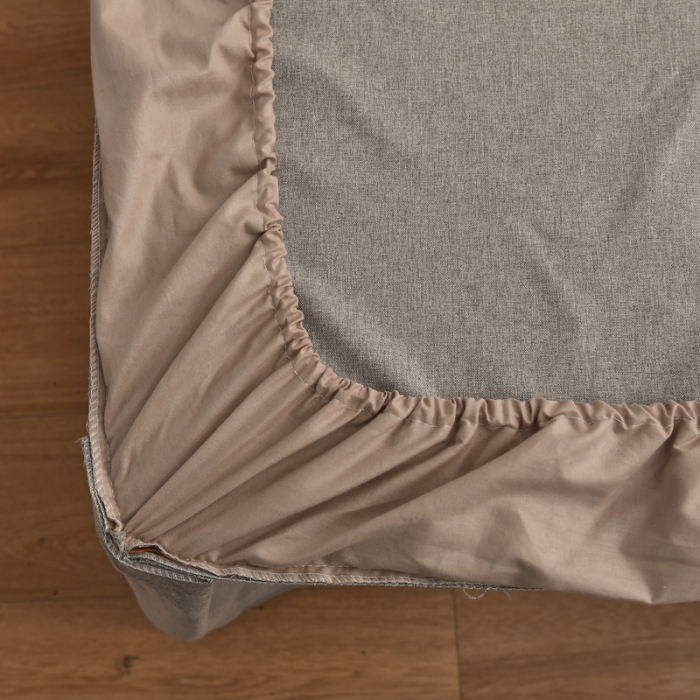 91家纺网 家纺一手货源 找家纺 莉人坊 2023彩棉麻美容床罩四件套批发 赫莲娜灰