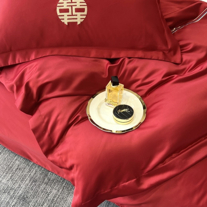 91家纺网 家纺一手货源 找家纺 优悦 2022新款亲肤澳棉（140克聚酯纤维）婚庆系列 百年好合