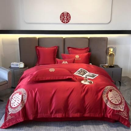 优悦 2022新款亲肤澳棉（140克聚酯纤维）婚庆系列 永结同心