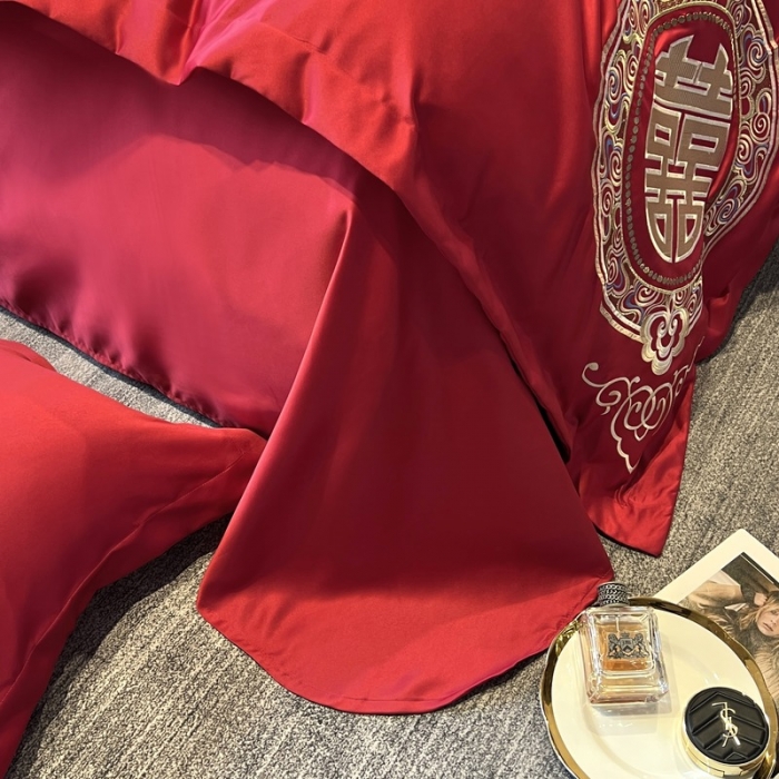 91家纺网 家纺一手货源 找家纺 优悦 2022新款亲肤澳棉（140克聚酯纤维）婚庆系列 永结同心