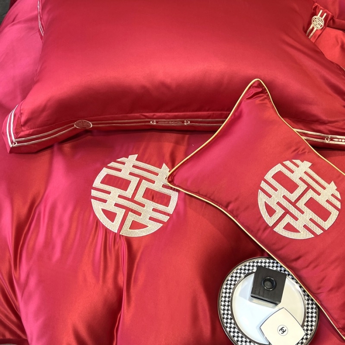 91家纺网 家纺一手货源 找家纺 优悦 2022新款亲肤澳棉（140克聚酯纤维）婚庆系列 真爱一生