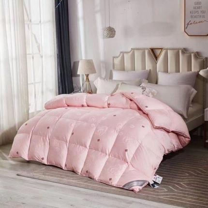 91家纺网 家纺一手货源 找家纺 （总）金麦 2022新款95%白鹅绒喜结良缘羽绒被（可定制）