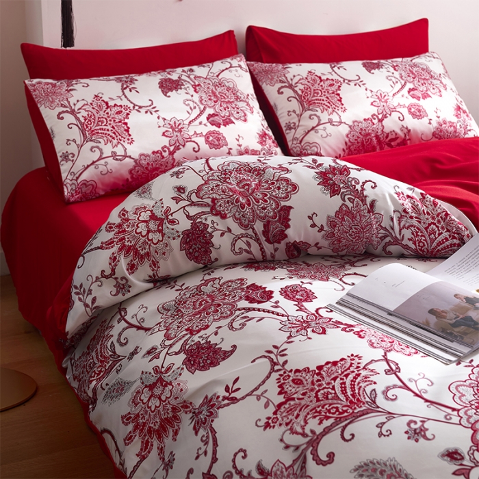 91家纺网 家纺一手货源 找家纺 用心 2022新款爆款家居数码印花四件套 爱丽丝