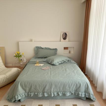 91家纺网 家纺一手货源 找家纺 （总）昔可 2022新款60支水洗棉华夫格夏被