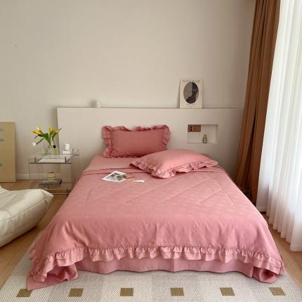 91家纺网 家纺一手货源 找家纺 （总）昔可 2022新款60支水洗棉华夫格夏被