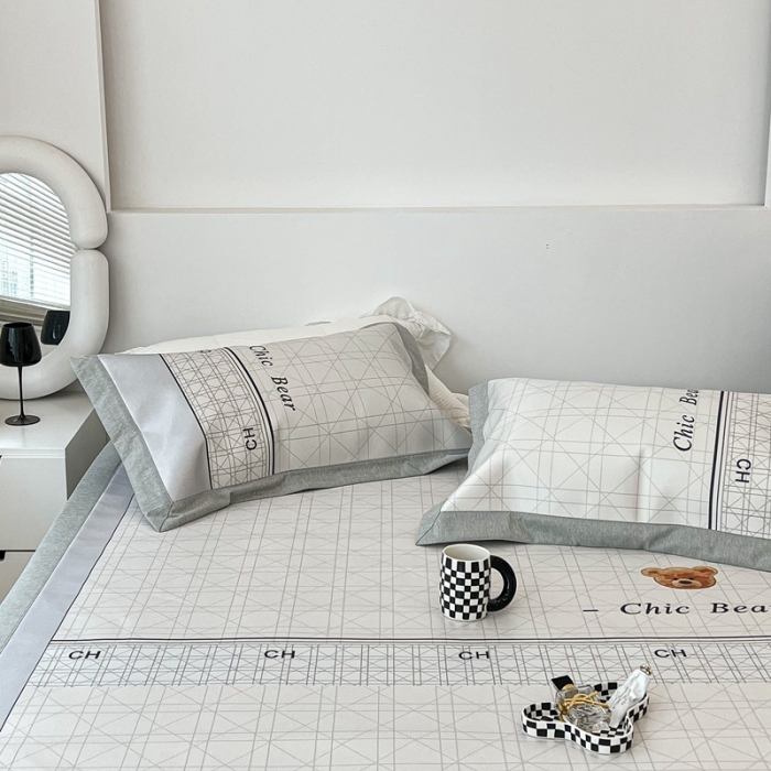 91家纺网 家纺一手货源 找家纺 （总）昔可 2022新款大版数码水洗冰沐丝凉席