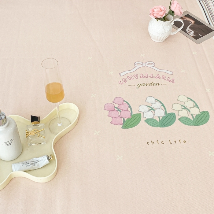 91家纺网 家纺一手货源 找家纺 昔可 2022新款大版数码水洗冰沐丝凉席 铃兰季节米