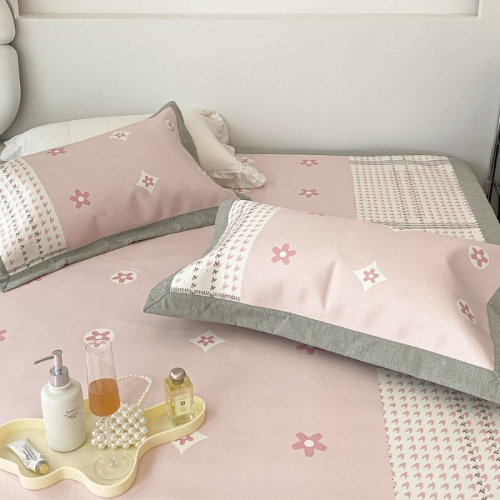 91家纺网 家纺一手货源 找家纺 昔可 2022新款大版数码水洗冰沐丝凉席 香气粉