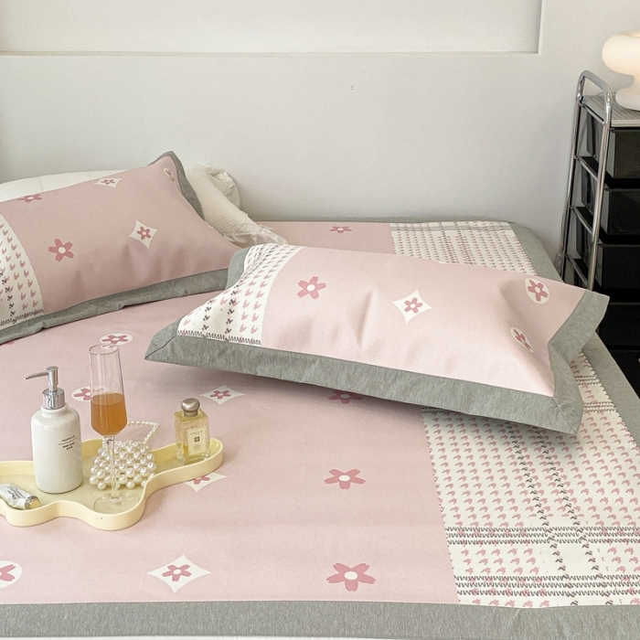 91家纺网 家纺一手货源 找家纺 昔可 2022新款大版数码水洗冰沐丝凉席 香气粉