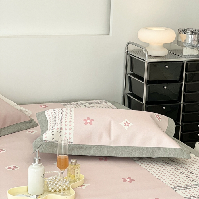 91家纺网 家纺一手货源 找家纺 昔可 2022新款大版数码水洗冰沐丝凉席 香气粉