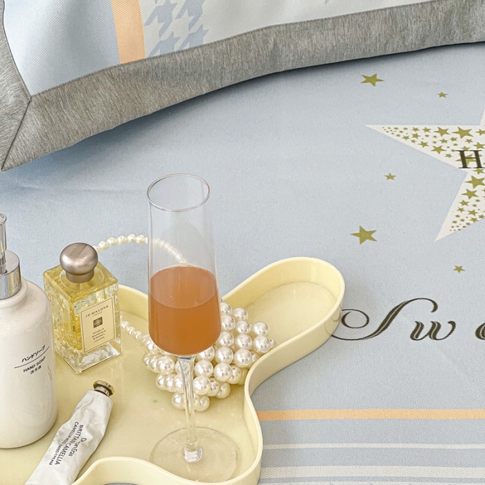 91家纺网 家纺一手货源 找家纺 昔可 2022新款大版数码水洗冰沐丝凉席 星光闪闪蓝