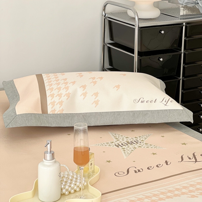 91家纺网 家纺一手货源 找家纺 昔可 2022新款大版数码水洗冰沐丝凉席 星光闪闪米