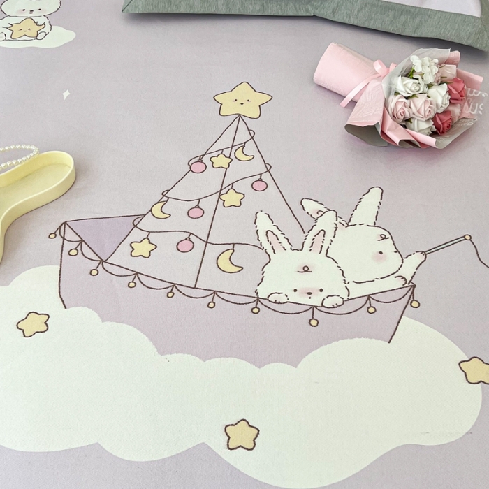 91家纺网 家纺一手货源 找家纺 昔可 2022新款大版数码水洗冰沐丝凉席 月亮船