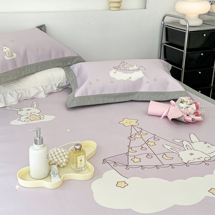 91家纺网 家纺一手货源 找家纺 昔可 2022新款大版数码水洗冰沐丝凉席 月亮船