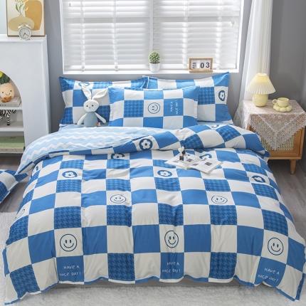 91家纺网 家纺一手货源 找家纺 (总) 曼璐家纺 2025新款芦荟棉床单款四件套