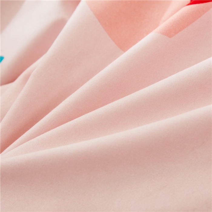 91家纺网 家纺一手货源 找家纺 曼璐家纺 2025新款芦荟棉床单款四件套 草莓心