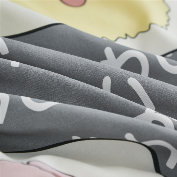 91家纺网 家纺一手货源 找家纺 曼璐家纺 2025新款芦荟棉床单款四件套 可爱小猪