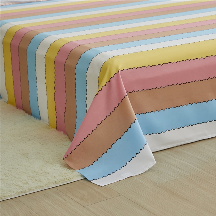 91家纺网 家纺一手货源 找家纺 曼璐家纺 2025新款芦荟棉床单款四件套 小可爱