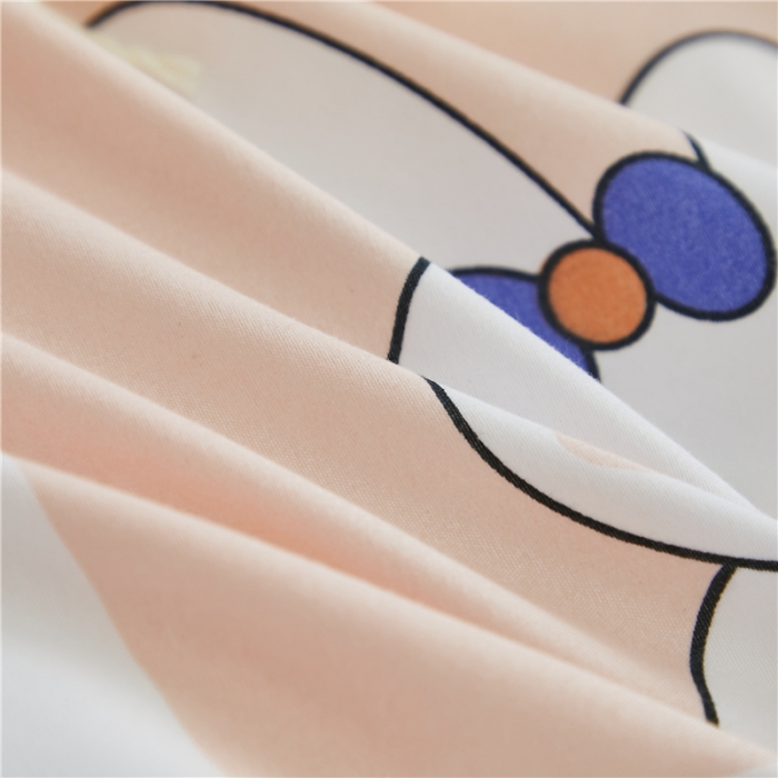 91家纺网 家纺一手货源 找家纺 曼璐家纺 2025新款芦荟棉床单款四件套 小可爱