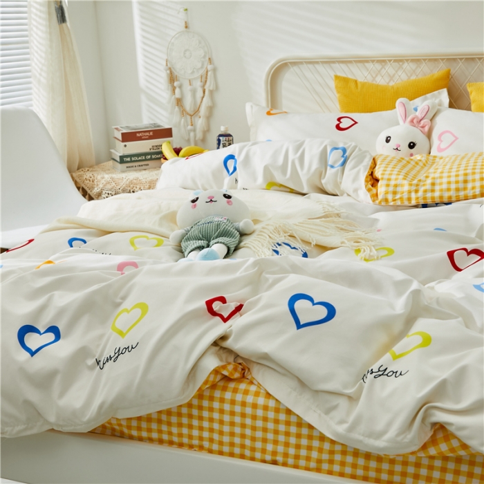 91家纺网 家纺一手货源 找家纺 曼璐家纺 2025新款芦荟棉床单款四件套 为你心动