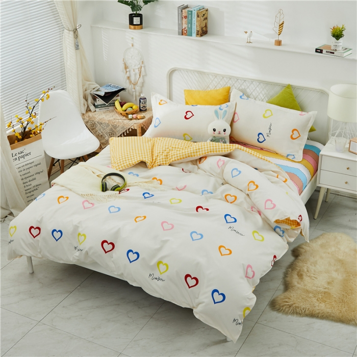 91家纺网 家纺一手货源 找家纺 曼璐家纺 2025新款芦荟棉床单款四件套 为你心动