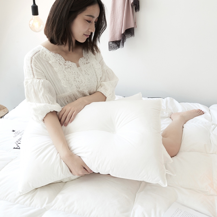 91家纺网 家纺一手货源 找家纺 （总）方回家纺 2022新款全棉超柔羽丝绒云柔枕