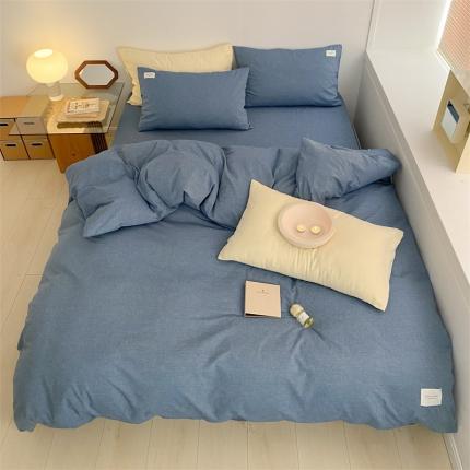 91家纺网 家纺一手货源 找家纺 （总）春皖 2023年色织水洗棉系列-风格2四件套