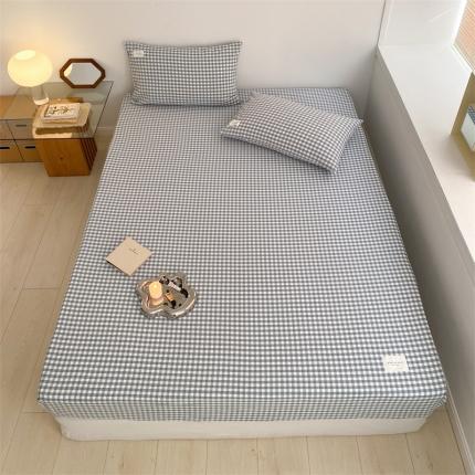 91家纺网 家纺一手货源 找家纺 （总）春皖 2023年色织水洗棉系列-风格2单床笠