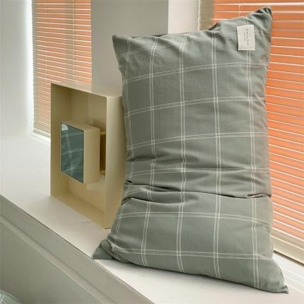 91家纺网 家纺一手货源 找家纺 （总）春皖 2023年色织水洗棉系列-风格2单枕套