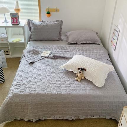 91家纺网 家纺一手货源 找家纺 （总）六巷胡同 2023新款ins小熊床盖夏被四件套