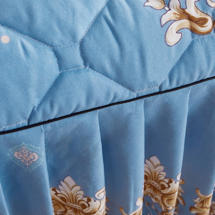 91家纺网 家纺一手货源 找家纺 （总）艾裙海 2020新款斜纹加厚夹棉单床裙