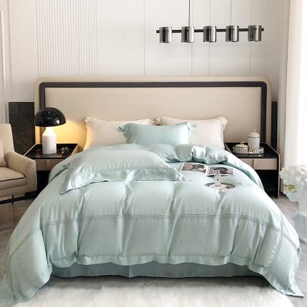 91家纺网 家纺一手货源 找家纺 总馨蕊家居 2022新款80S兰精天丝高定四件套简