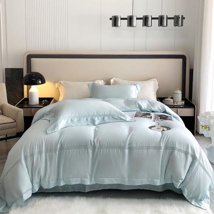 91家纺网 家纺一手货源 找家纺 总馨蕊家居 2022新款80S兰精天丝高定四件套简