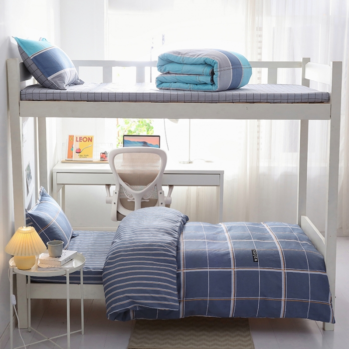 91家纺网 家纺一手货源 找家纺 牛魔王 12868大学生全棉三件套羽丝棉六件套 阿尔拉克