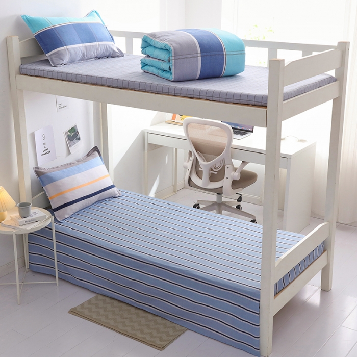 91家纺网 家纺一手货源 找家纺 牛魔王12868大学生全棉三件套羽丝棉六件套 安之诺然