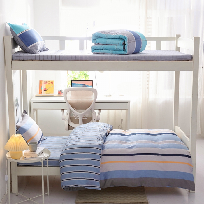 91家纺网 家纺一手货源 找家纺 牛魔王12868大学生全棉三件套羽丝棉六件套 安之诺然