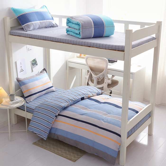 91家纺网 家纺一手货源 找家纺 牛魔王12868大学生全棉三件套羽丝棉六件套 安之诺然